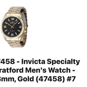 Invicta Gold and Black Smartwatch